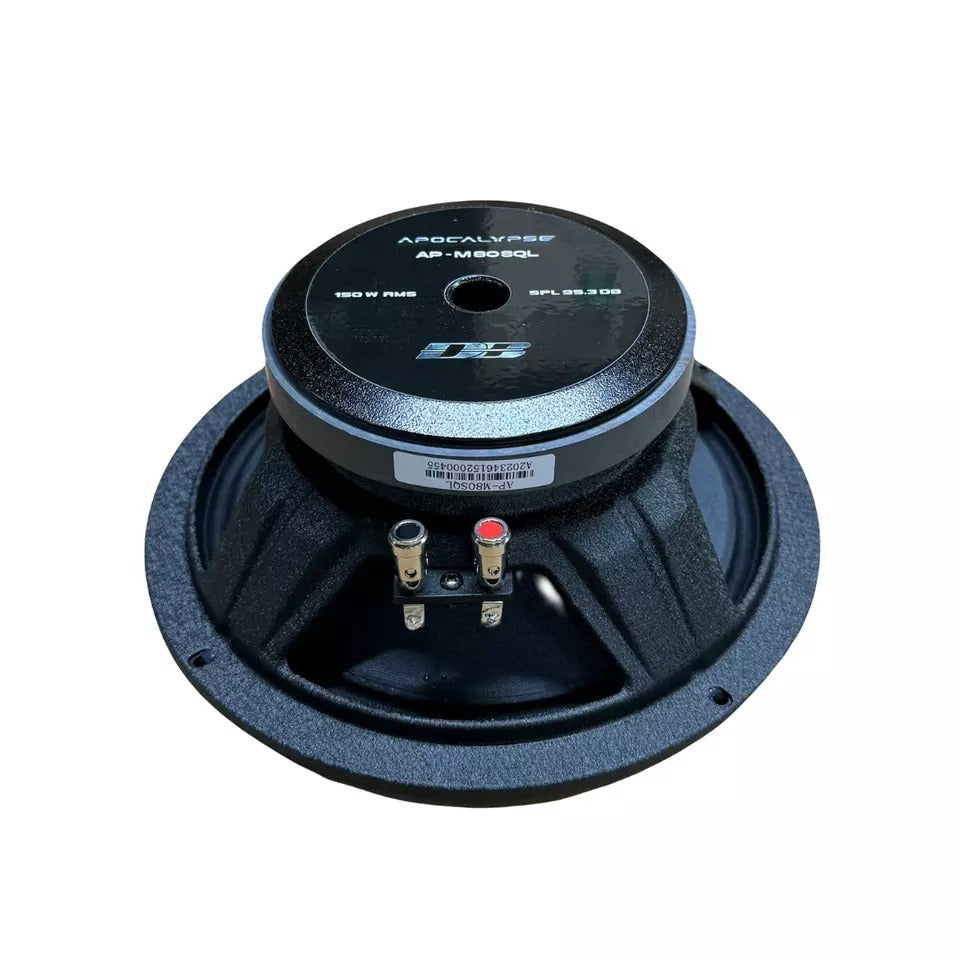 Deaf Bonce Apocalypse AP-M80SQL 8" 300W Max 4-Ohm Mid-Range Speakers (Pair)