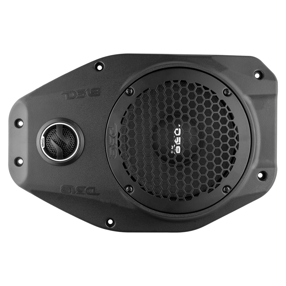 DS18 JL-SB6 Plug & Play Soundbar Enclosure Upgrade with 6.5" Neodymium Mid-Range and Tweeter For Jeep Wrangler JL / JLU | Gla