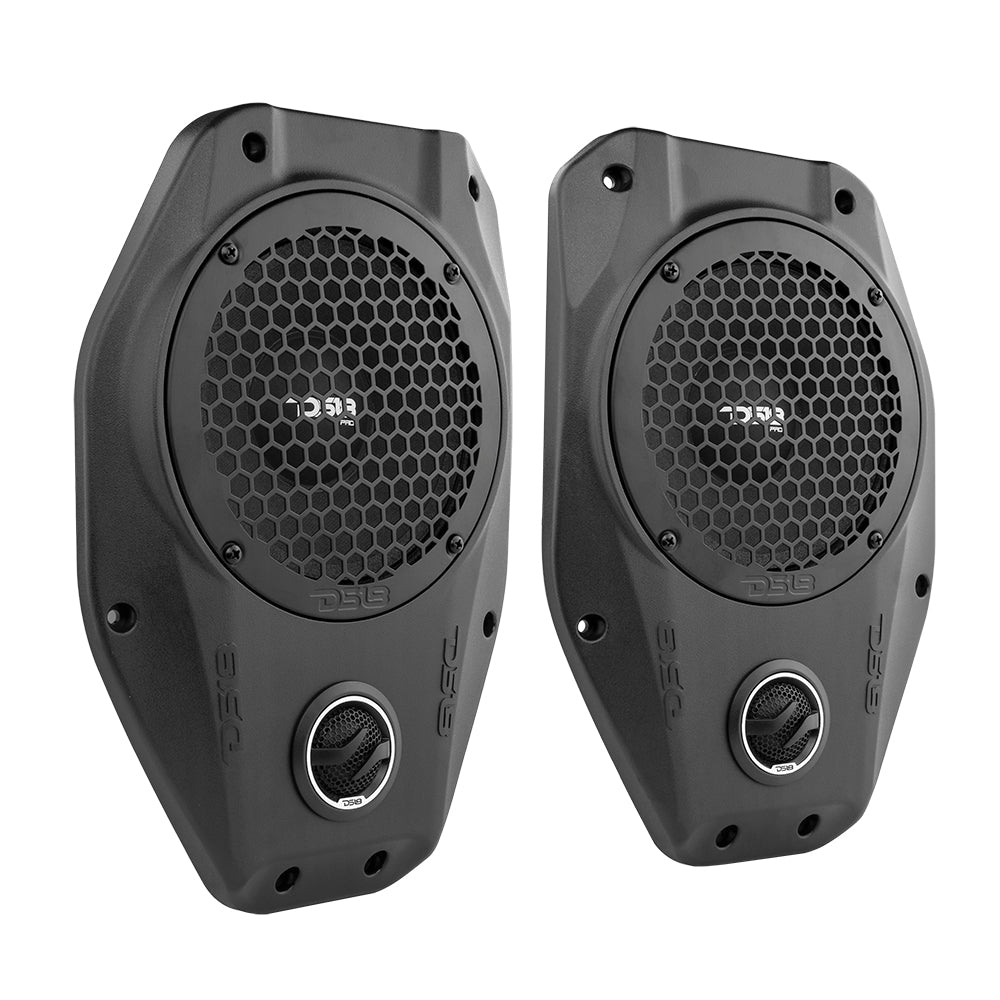 DS18 JL-SB6 Plug & Play Soundbar Enclosure Upgrade with 6.5" Neodymium Mid-Range and Tweeter For Jeep Wrangler JL / JLU | Gla