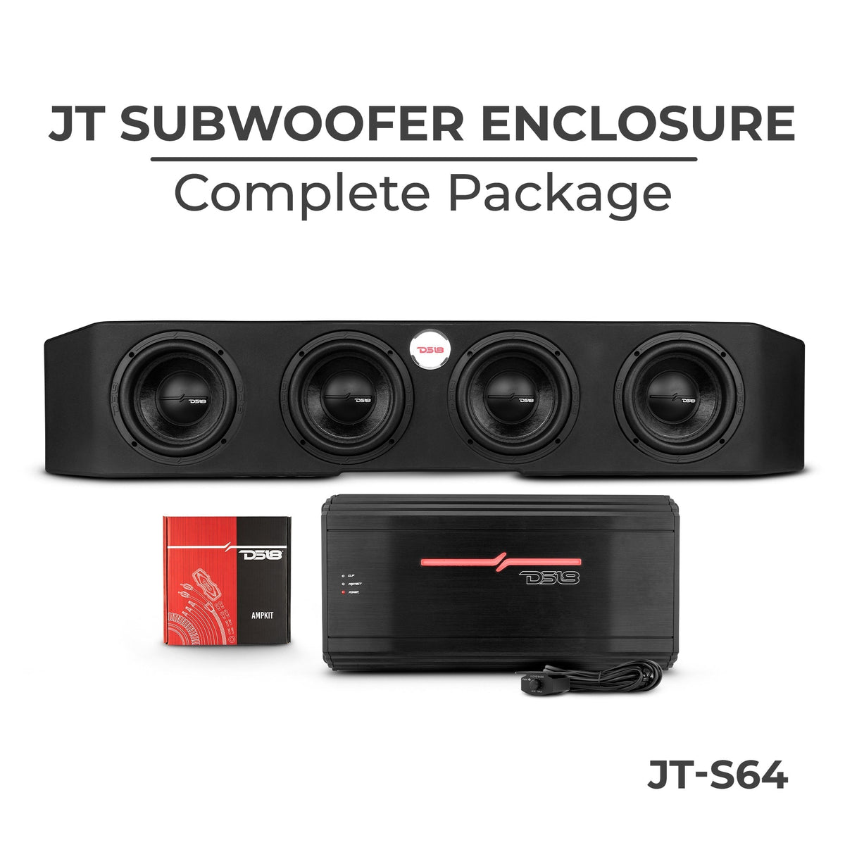 Complete Under Seat Subwoofer Enclosure Package for JT Gladiator Jeeps