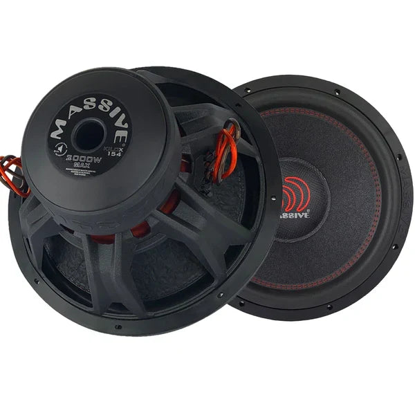 Massive audio KILOX154 - 15" 1000 Watts RMS Dual 4 Ohm 3" V.C. Subwoofer
