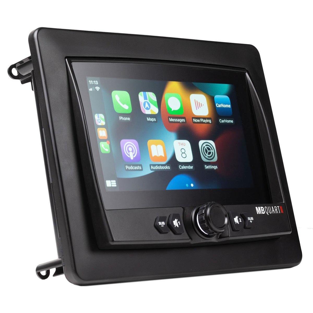 MB Quart GMR7V1 7-Inch Waterproof Touchscreen Wireless Apple CarPlay and Wireless Android Auto Source Unit