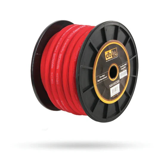 MKPW0R50 : 0 Gauge Red 50 ft. Maxkore Soft Touch Power Wire Roll