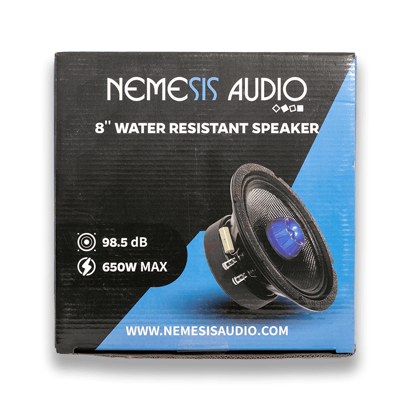 Nemesis Audio PRO-8CF 8" Water Resistant Pro Audio Midrange Speaker – 650W Max