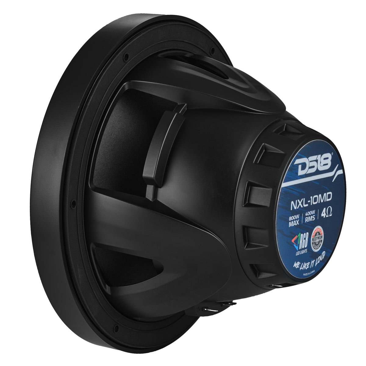 10” Marine 2-Way Hybrid Speaker with RGB LED, Compression Driver and Neodymium Magnet | 450W RMS 4-Ohm