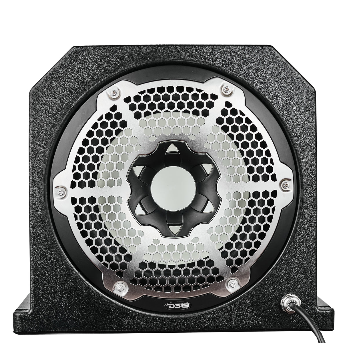 Dual 10" Marine Subwoofer Enclosure with 10" Passive Radiator and LED RGB Lights 350 Watts Rms 4-Ohm (NXL-10SUB Included)