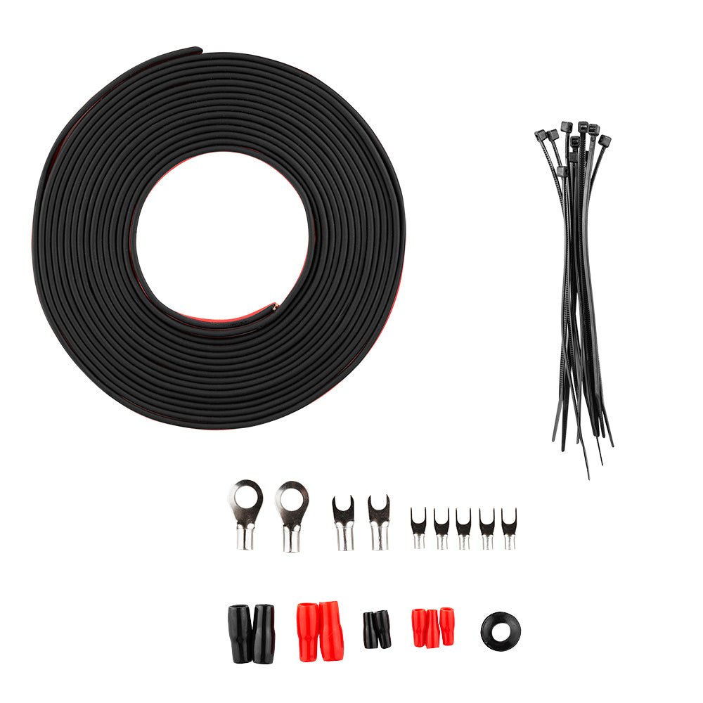 8-GA OFC 100% Copper Amplifier Installation Kit