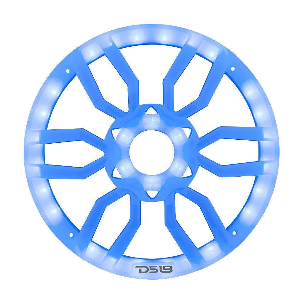 10" Universal Speaker Grill Cover -RGB LED Lights