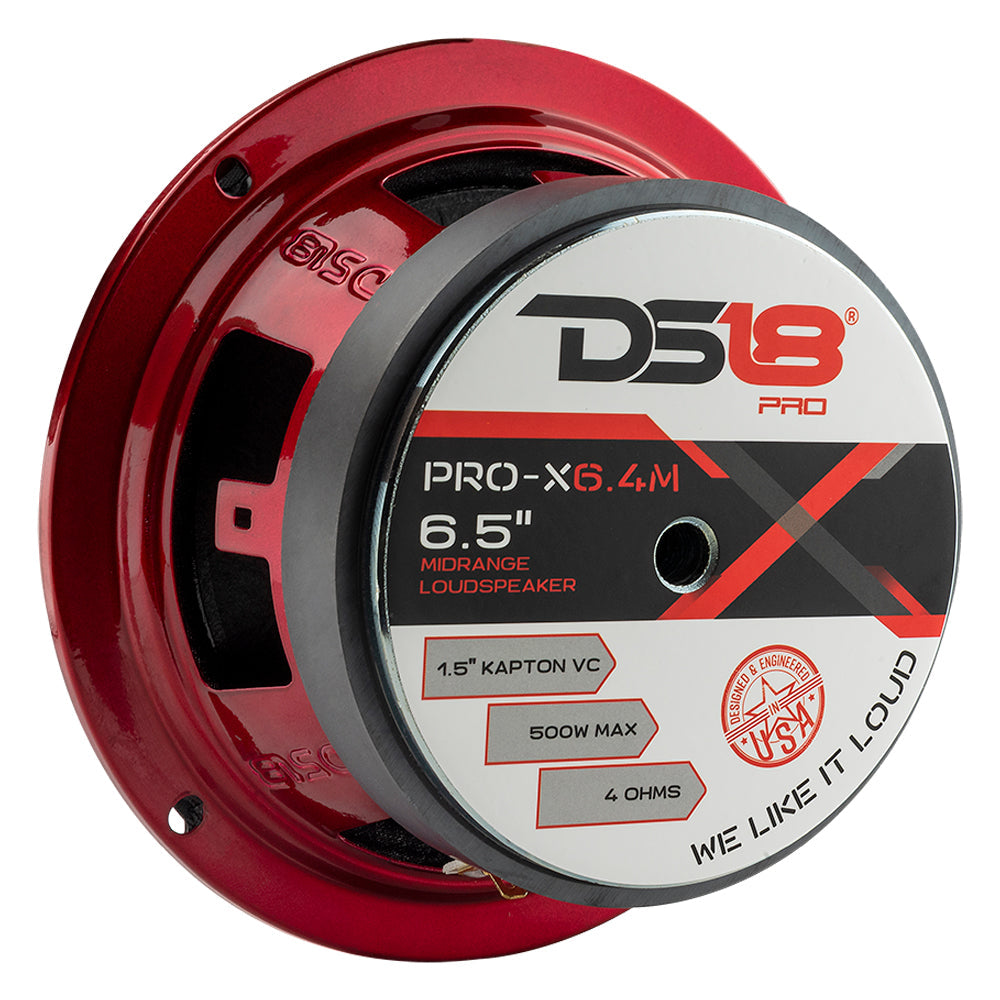 PRO-X 6.5" Mid-Range Loudspeaker 250 Watts Rms 4-Ohm