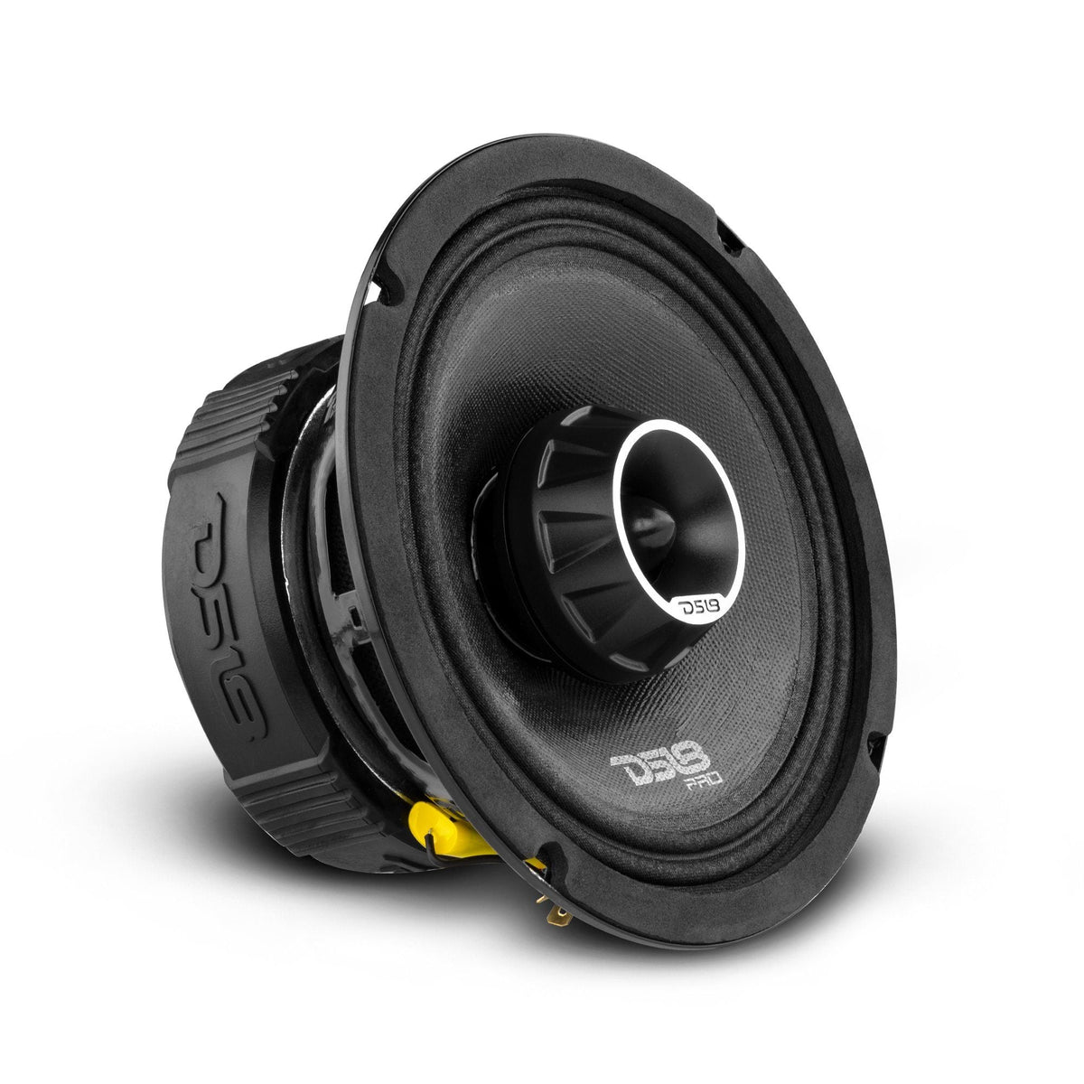 DS18 PRO-ZT6 6.5" 225W RMS Midrange Speaker w/ Built-in Bullet Tweeter 4-Ohm (Single)