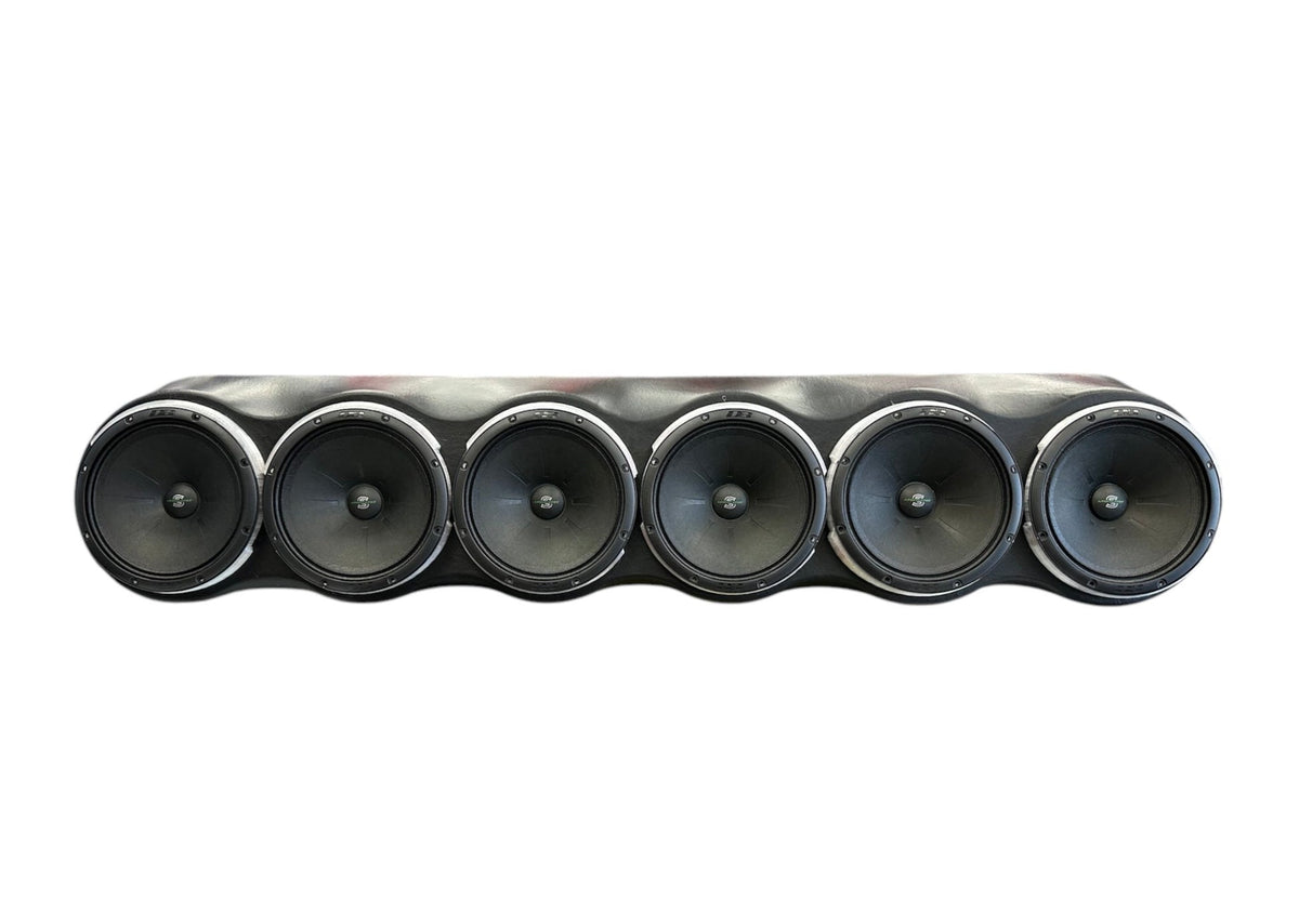 DEAF BONCE 61SE 6 6.5 SPEAKER RACK BUNDLE WITH LED SPEAKER RING LIGHTS