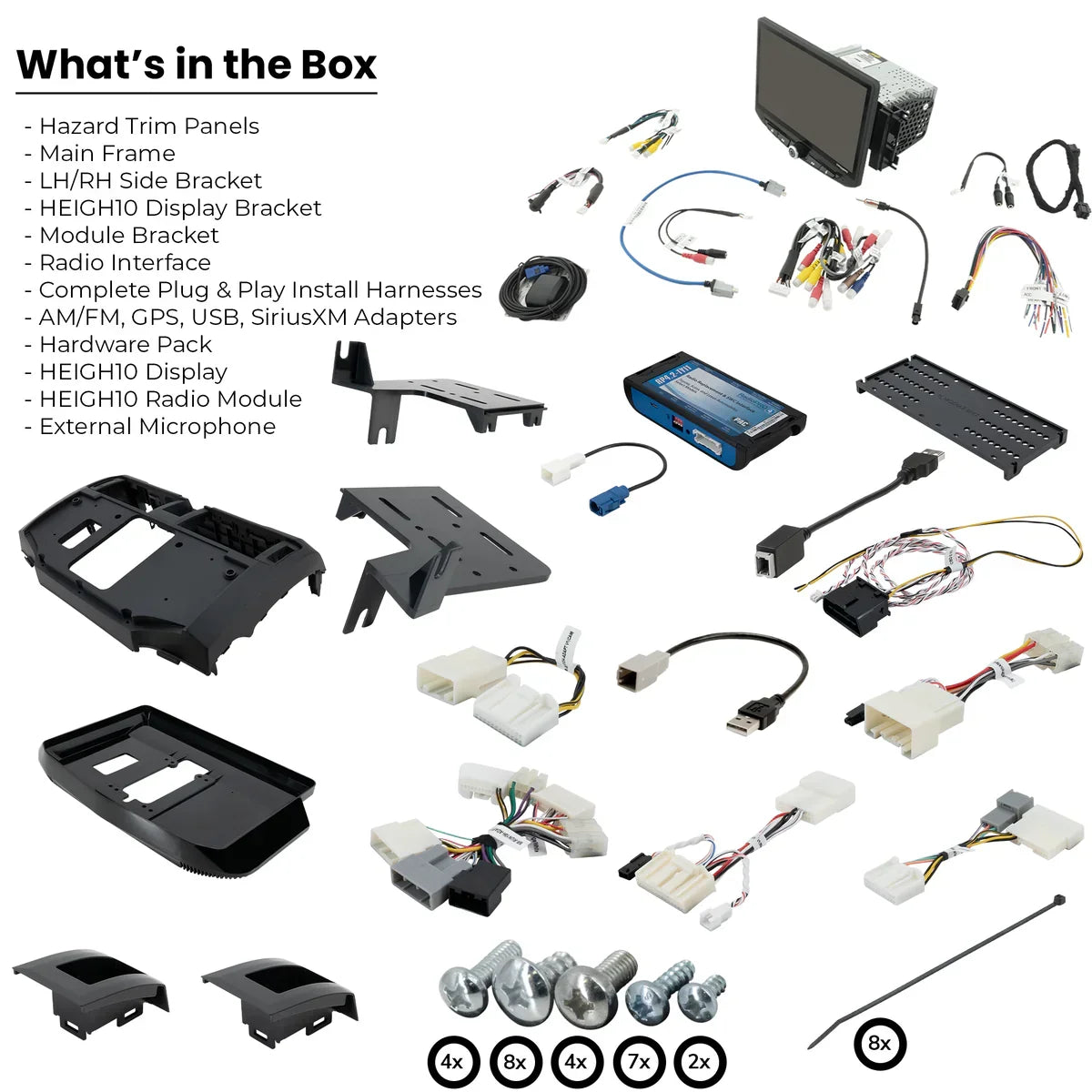 HEIGH10 Toyota 4Runner (2010-2024) 10" Plug-and-Play Radio Kit