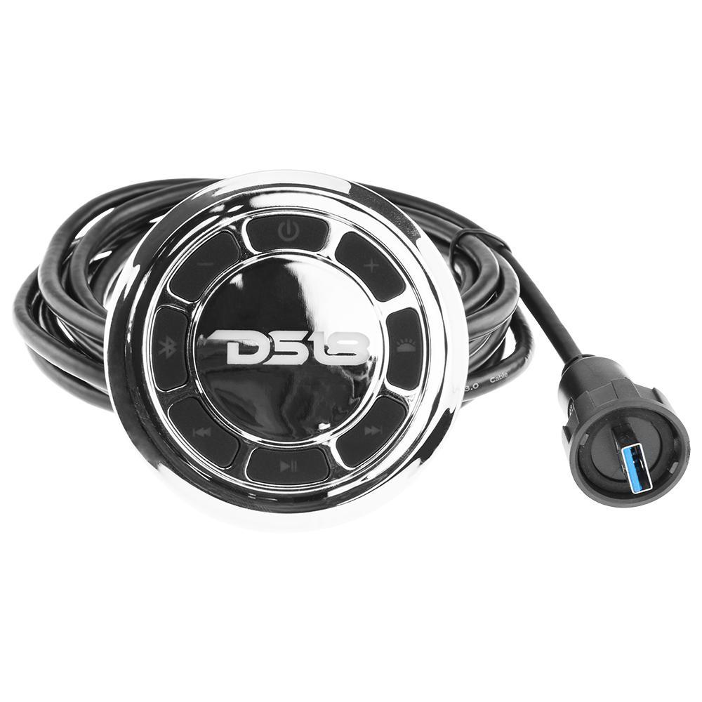 DS18 HYDRO SBAR30BT 30" Marine Water Resistant Amplified With Bluetooth Sound Bar Speaker System RGB LED Lights 8 Speakers 70