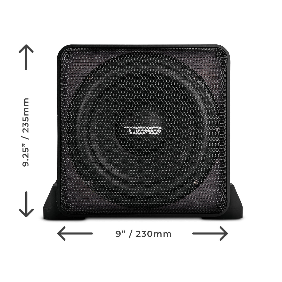 Dual 8" Loaded High End Aluminum Subwoofer Enclosure 300 Watts Rms