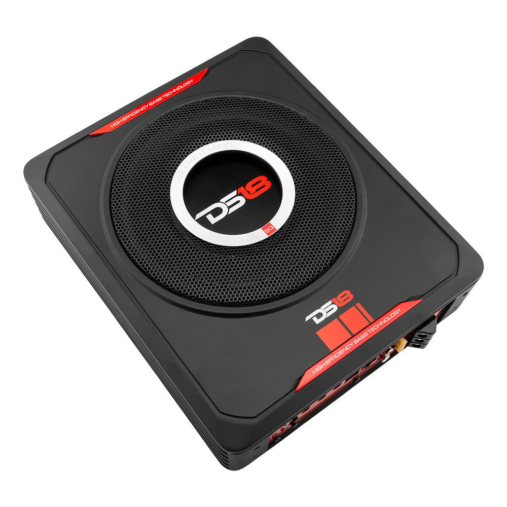 8" Amplified UnderSeat Subwoofer 300 Watts Rms