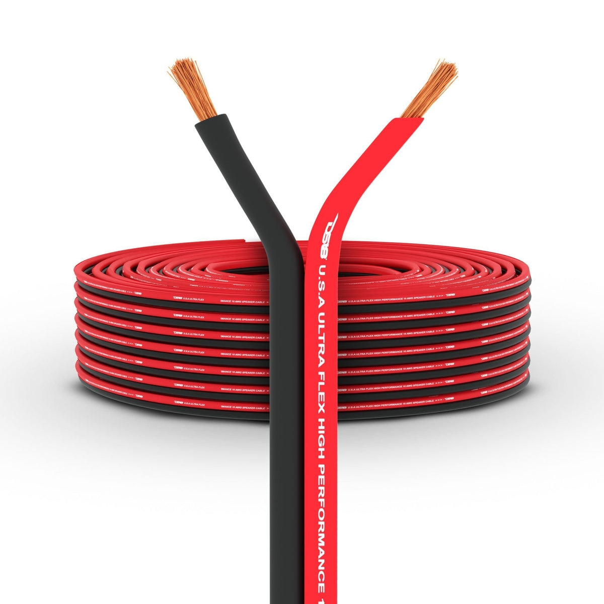 DS18 SW-10GA-100RB 10-GA Ultra Flex CCA Speaker Wire 100 Ft