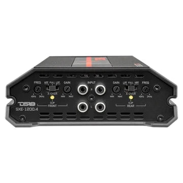 DS18 SXE-1200.4 Class A/B 4-Channel Full-Range Car Amplifier