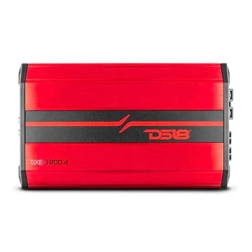 DS18 SXE-1200.4 Class A/B 4-Channel Full-Range Car Amplifier