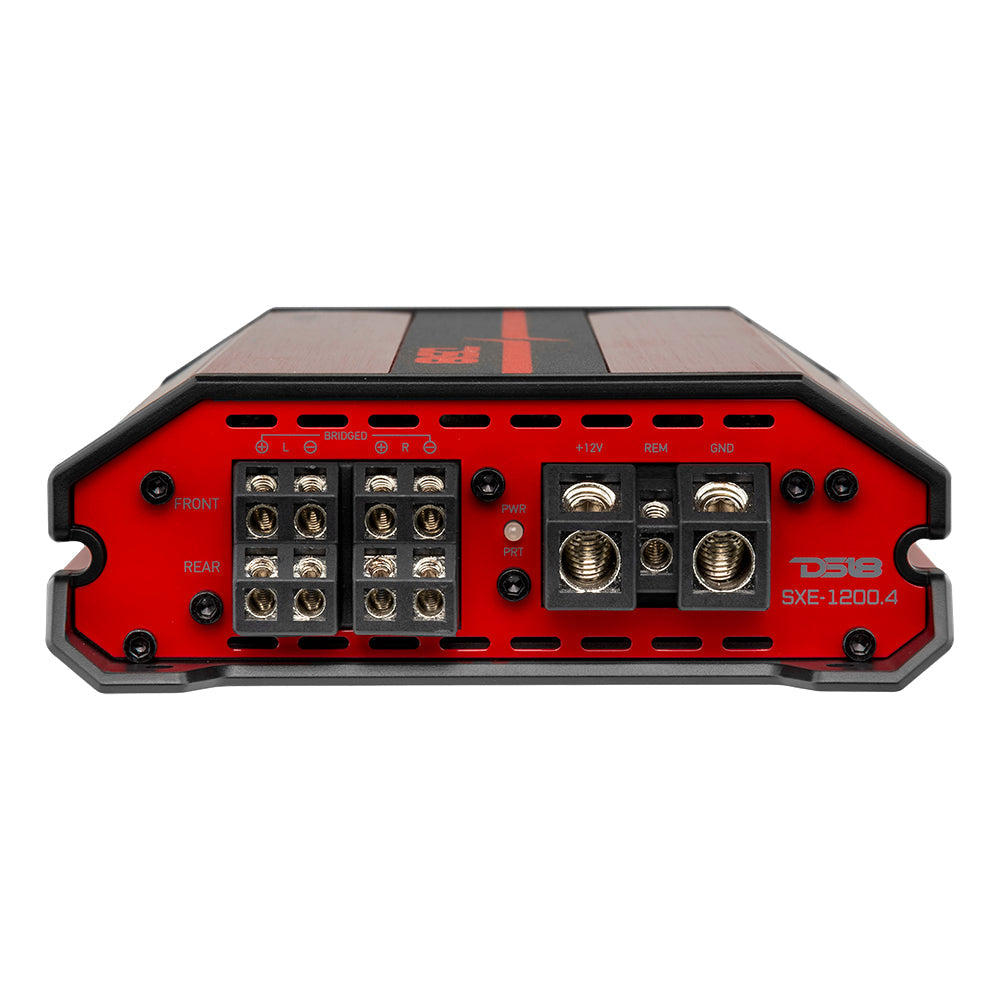 SXE Class A/B 4-Channel Full-Range Car Amplifier 4 x 60 RMS @4 Ohm 1200 Watts