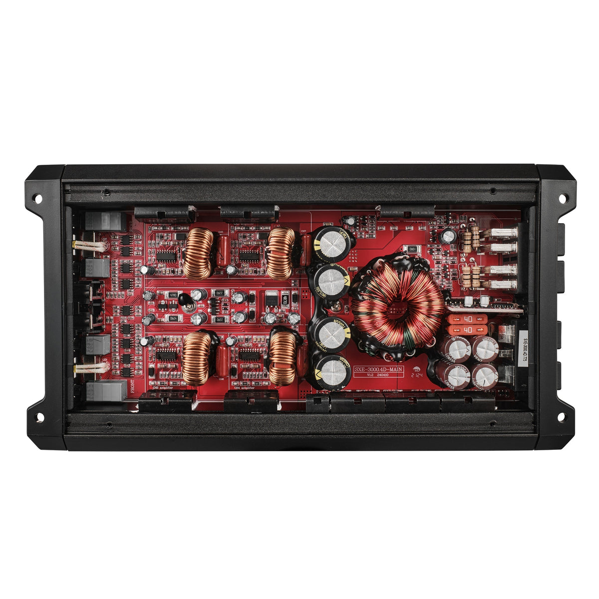 SXE Class D 4-Channel Full-Range Car Amplifier 4 x 200 RMS @4 Ohm 3000 Watts