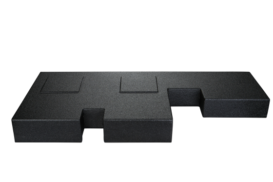 2007-2013 Toyota Tundra Duble Cab Dual Poly Sub Box 2X8"