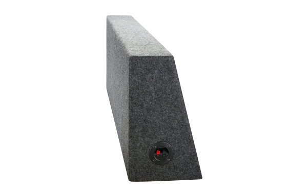 2 10" Behind The Single Cab Truck Seat Sub Woofer Box Carpeted