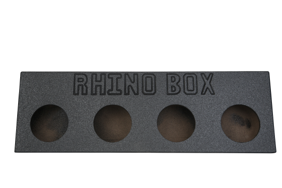 4 8" Behind The Single Cab Truck Seat Sub Woofer Box Poly