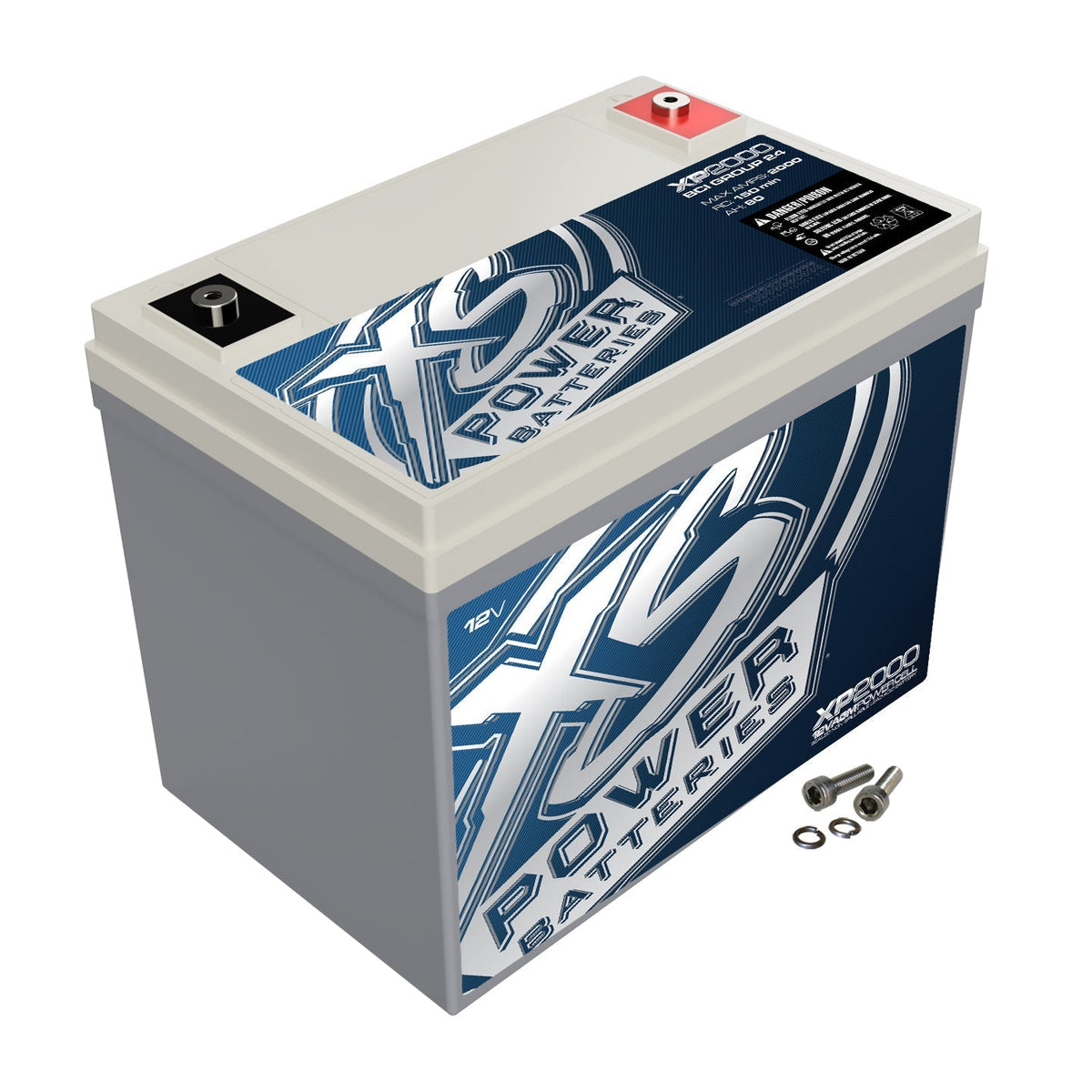 XS Power XP2000 12V AGM Secondary Reserve Battery