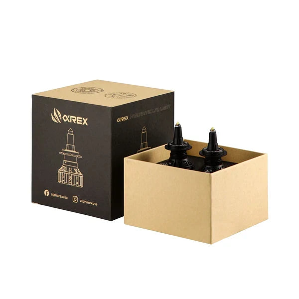 AlphaRex Black Ammo Panoramic LED light bulbs