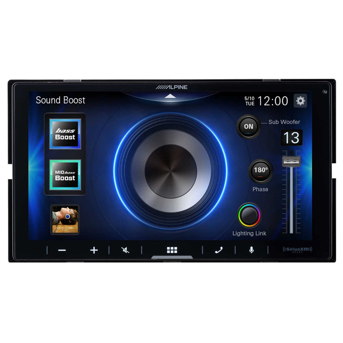 Alpine ILX-W670 7-Inch Receiver + PAC RPK5-GM4101 2010-15 Chevy Camaro Kit + Back up Camera and License Plate Frame