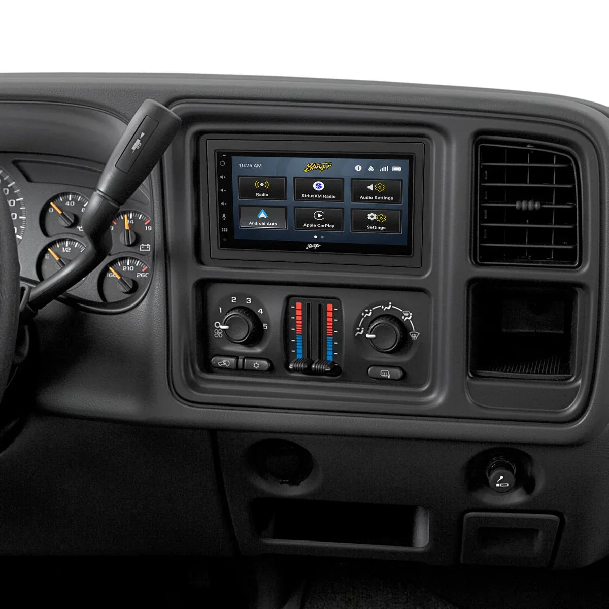Chevy Silverado/GMC Sierra (2003-2007) Stinger 6.8" Double DIN Radio Kit | Plug-&-Play