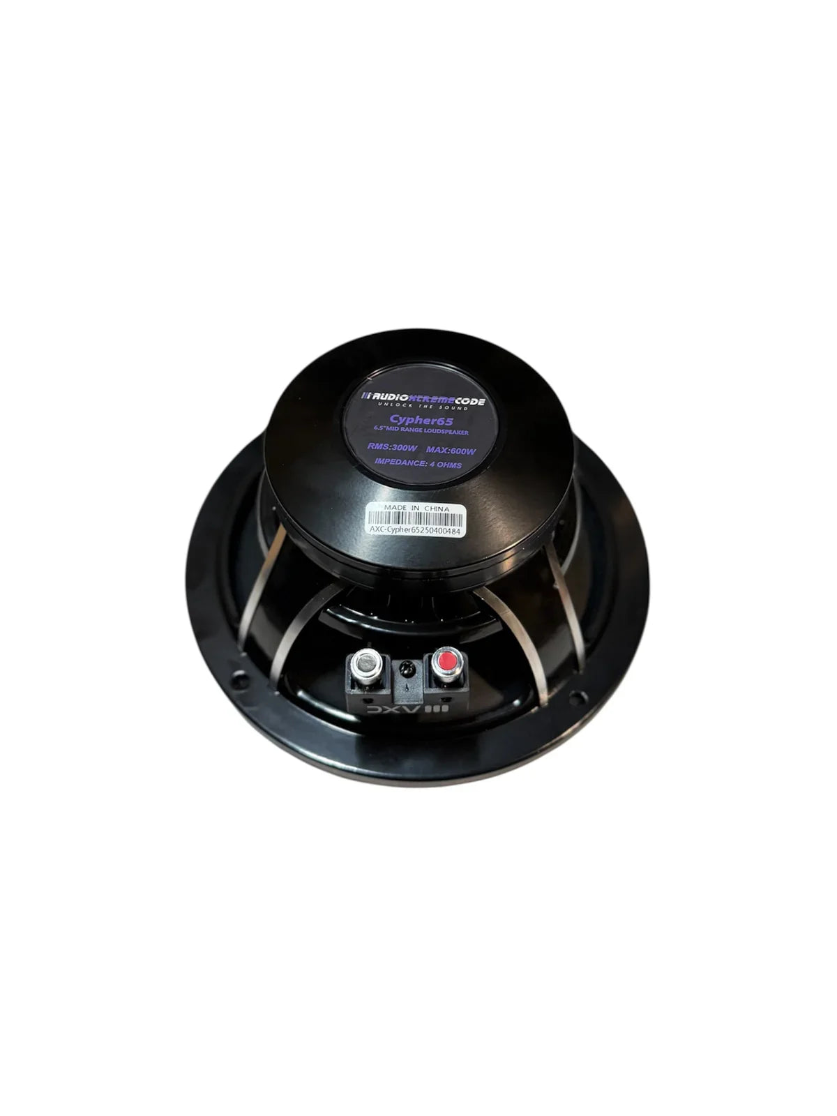 Audio Xtreme Code Cypher65 | 6.5" 300W RMS Midrange Speaker (Single)