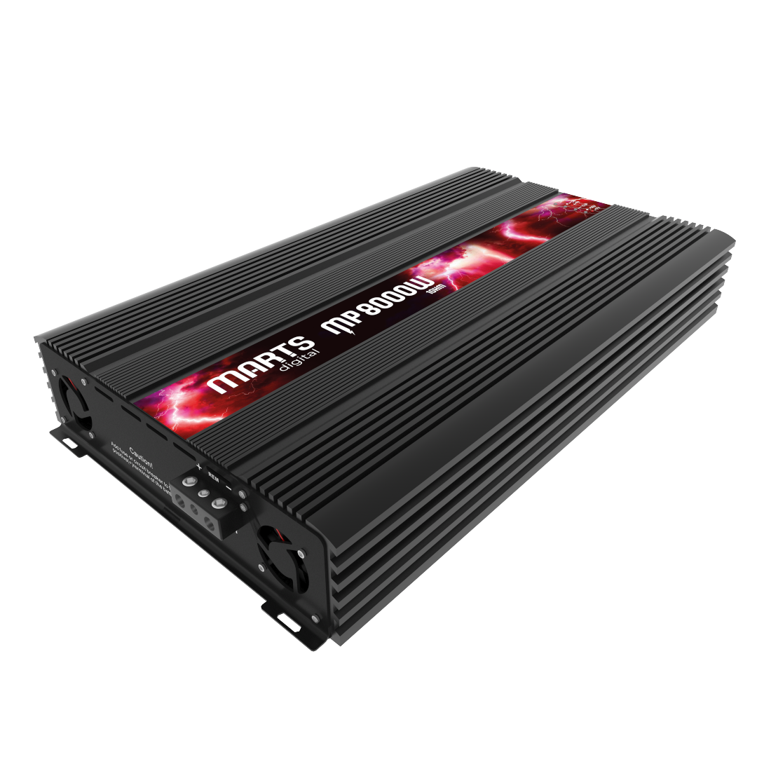 Marts Digital Premium Monoblock Amplifier 8K Watts 1-Ohm Class-D MP-8000-1