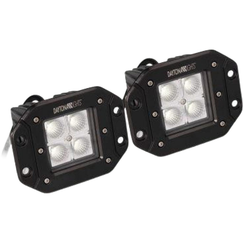 Flush Mount 3.6" - 4 LED Cube Light Flood (2Pk) | DL-FMCL5