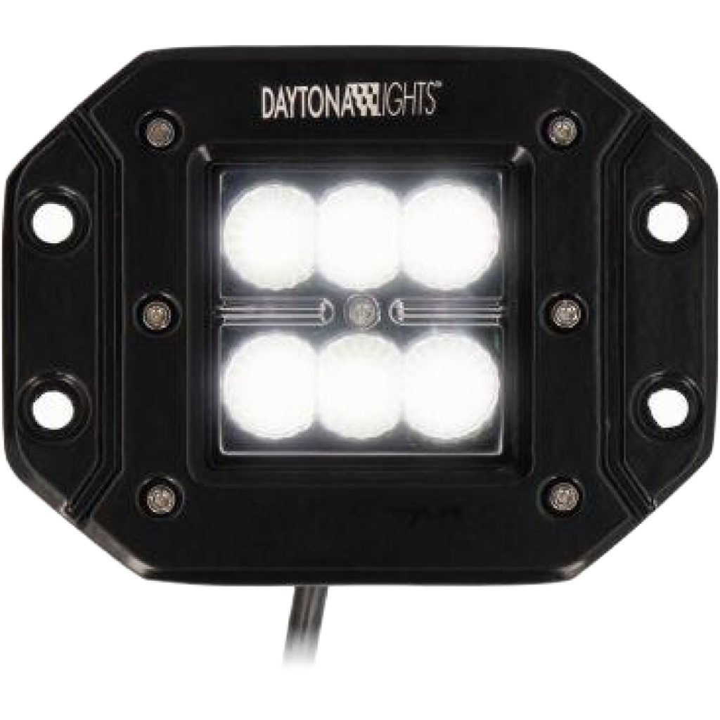 Flush Mount 3.6" - 6 LED Cube Light Flood (2Pk) | DL-FMCL7