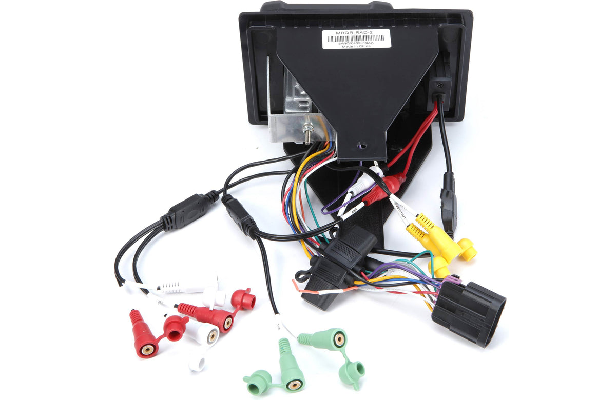 MB Quart MBQR-STG3-2 Stage 3 audio system with receiver, 8" speakers, 2-channel amp, 10" subwoofer, and mono amp — fits selec