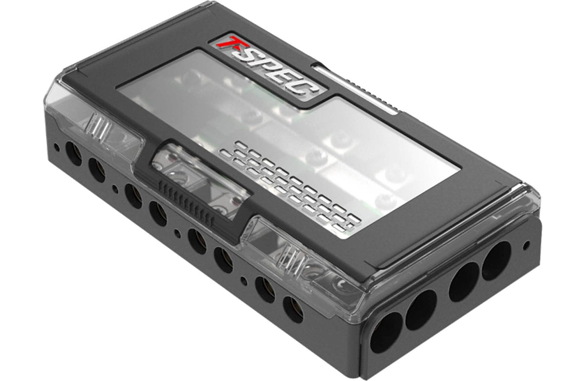 T-Spec VBDB4 Distribution Block Dual Input 4-Way Power + Ground