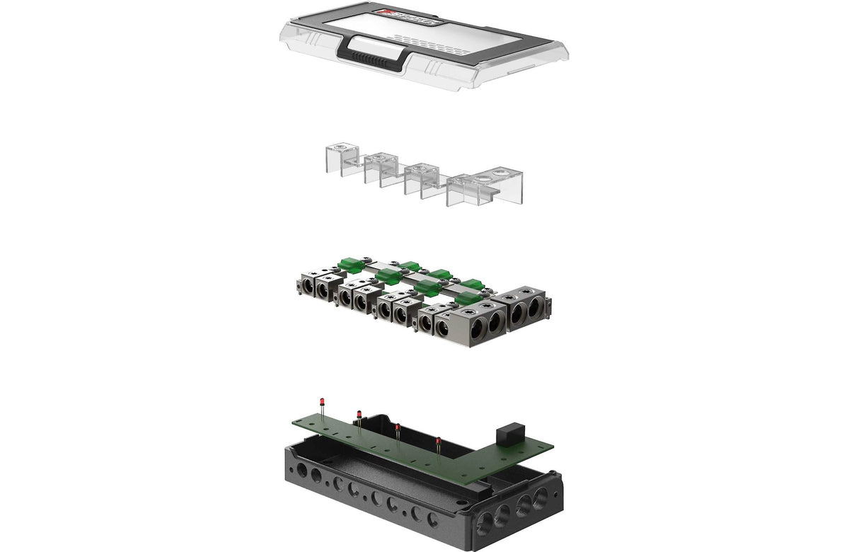 T-Spec VBDB4 Distribution Block Dual Input 4-Way Power + Ground