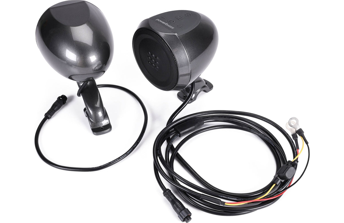 PowerBass XL-PS200 All-weather amplified 2-3/4" speaker pods with Bluetooth