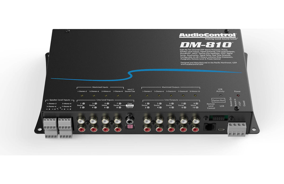 AudioControl DM-810 | 8x10 Channel DSP Matrix Processor