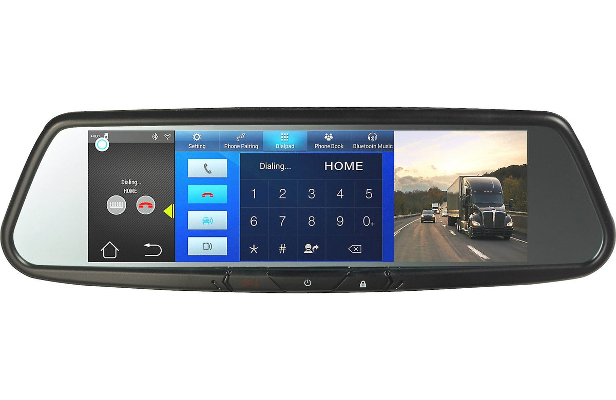 Voxx RVM740SM Replacement 7.8" smart mirror with HD dash cam