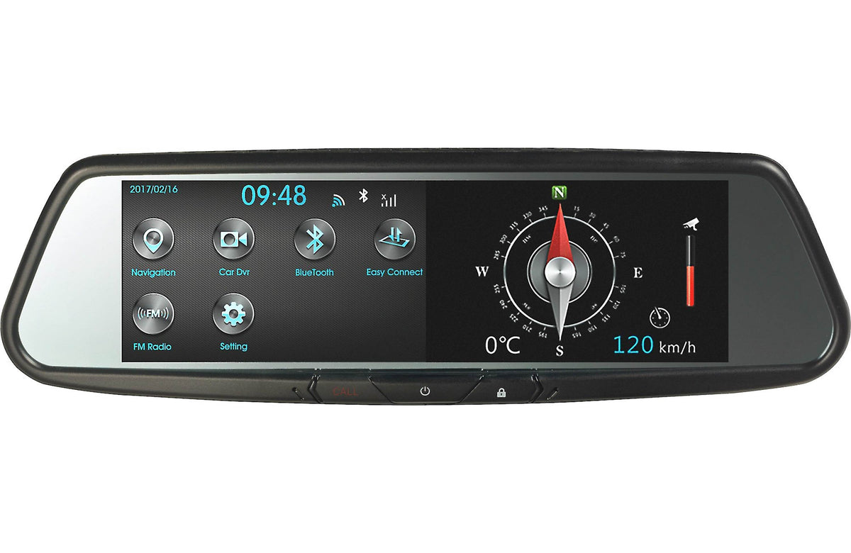 Voxx RVM740SM Replacement 7.8" smart mirror with HD dash cam