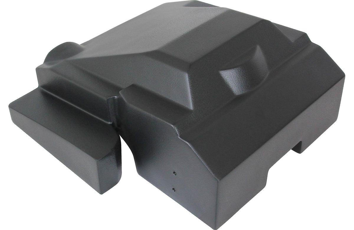 SSV Works 170-X3-USL10U Custom-fit unloaded 10" subwoofer enclosure — fits under seats in the Can-Am Maverick X3 (low seats)