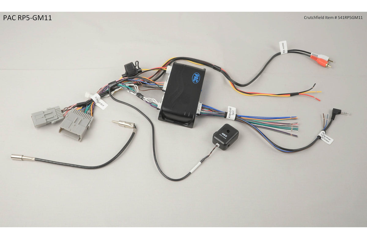 PAC RP5-GM11 Wiring Interface in select 2000-14 GM vehicles