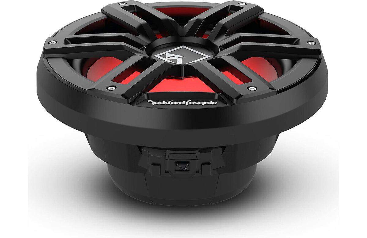 Rockford Fosgate M2D2-12SB M2 Series 12" marine subwoofer with dual 2-ohm voice coils and RGB LED lighting — for sealed enclo