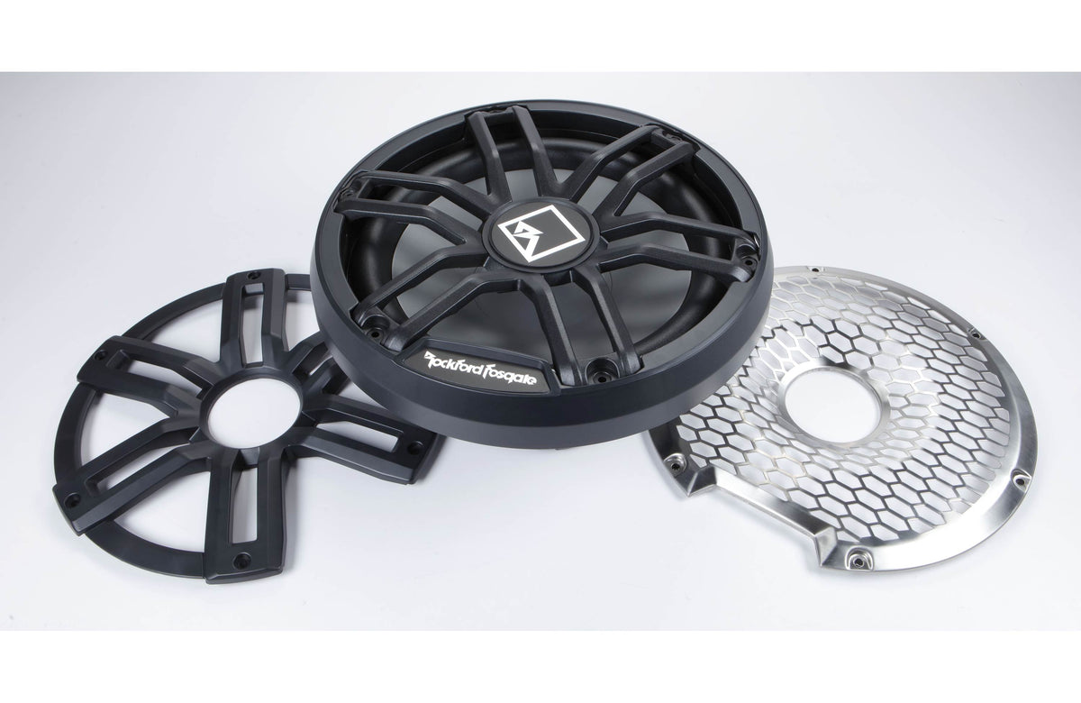 Rockford Fosgate M2D4-12SB M2 Series 12" marine subwoofer with dual 4-ohm voice coils and RGB LED lighting — for sealed enclo