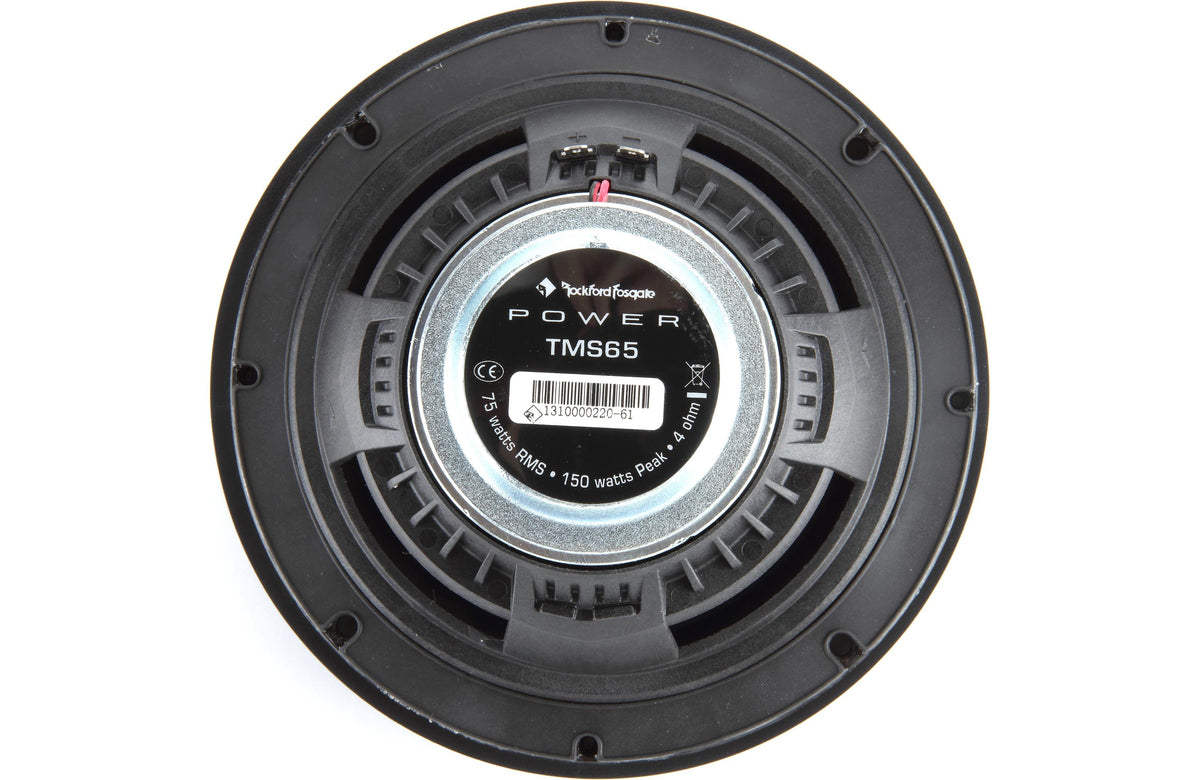 Rockford Fosgate TMS65 Power Series 6-1/2" full-range speakers for select 2014-up Harley-Davidson motorcycles