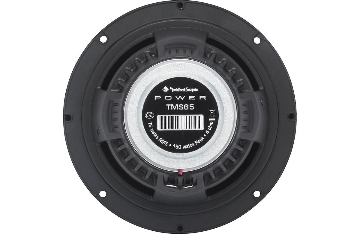 Rockford Fosgate TMS65 Power Series 6-1/2" full-range speakers for select 2014-up Harley-Davidson motorcycles