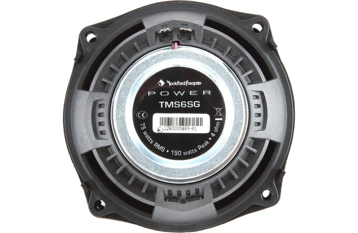 Rockford Fosgate TMS6SG Power Series 6-1/2" full-range fairing speakers for 1998-2013 Harley-Davidson Street Glide motorcycle