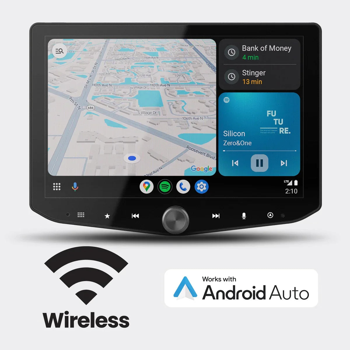 HEIGH10+ Jeep Wrangler JL (2018-2023)/Gladiator JT (2020-2023) 10" Radio Fully Integrated Kit | Displays Vehicle Information